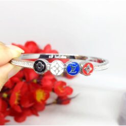 Gelang Bangle Xuping Silver Mainan 4 Warna Rata Lapis Emas - BB353