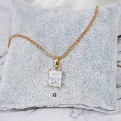 Kalung Putih Xuping Lapis Emas