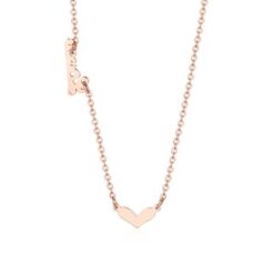 Kalung Titanium Rosegold Love