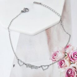 Gelang Korea Titanium Fashion Love Forever